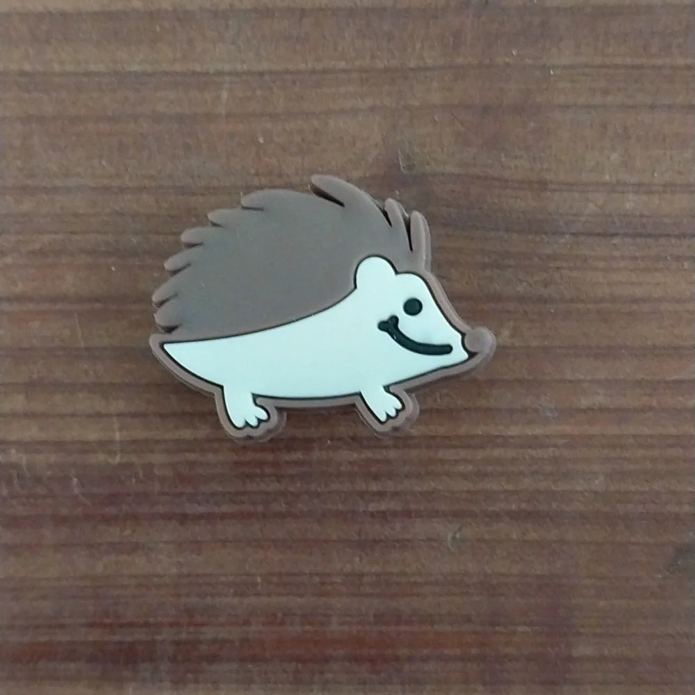 Hedgehog Croc Charm